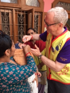 Smyrna Rotarian Fights Polio in India